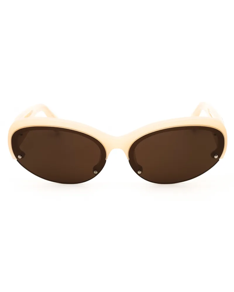 Palm Angels Unisex Palmdale Sunglasses One Color Cream