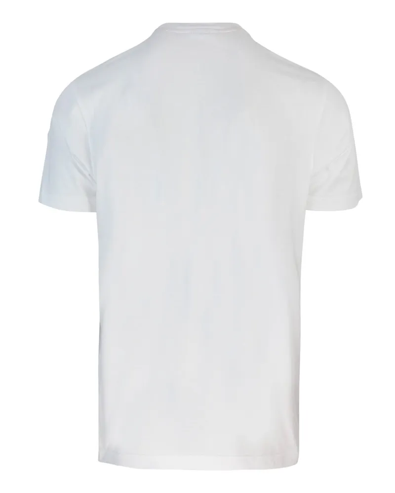 Colmar Men's T-Shirt Short Sleeve White Cotton T-Shirts And Polos 