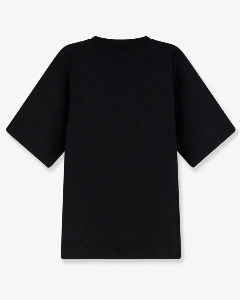 Balenciaga Women's T-Shirt Black Cotton T-Shirts & Jerseys Black