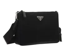 Men's Shoulder Bag Nero Recycled Polyamide