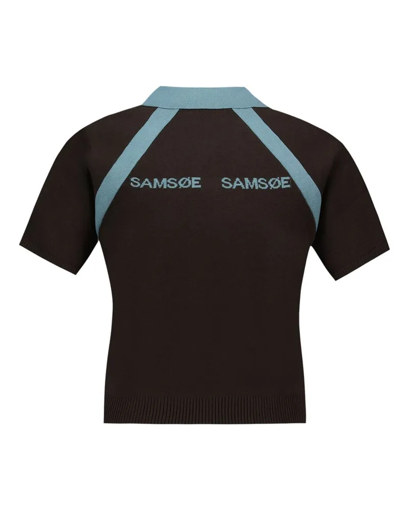 Samsøe & Samsøe Women's Sasimona 15830 Polo Viscose Brown Brown