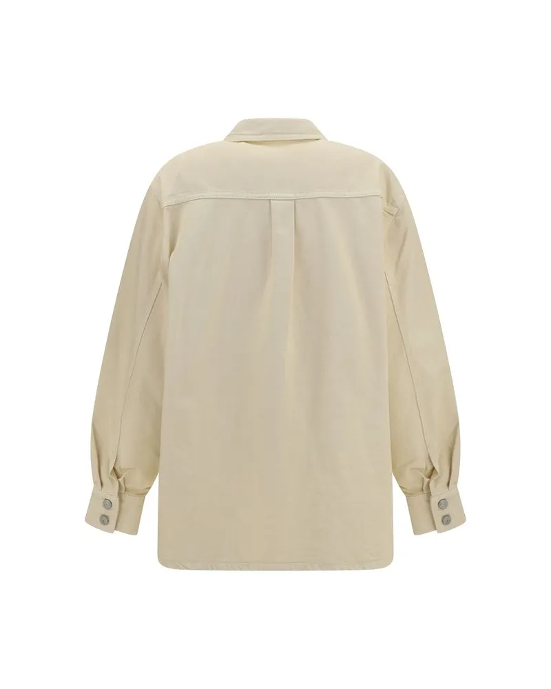 Magda Butrym Women's Beige Denim Shirt Beige