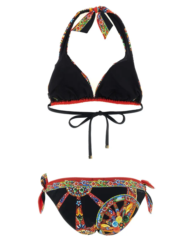 Dolce & Gabbana Carretto Bikini — Multicolor Multicolor