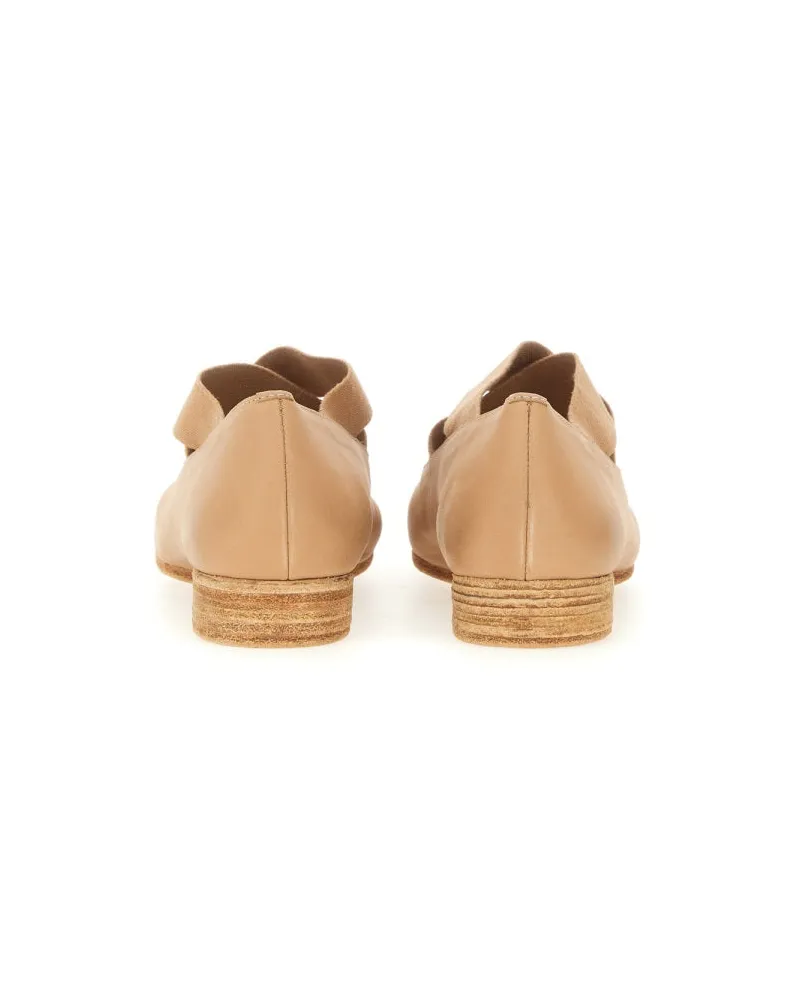 Uma Wang Calf Leather Ballet Flat — Pink Pink