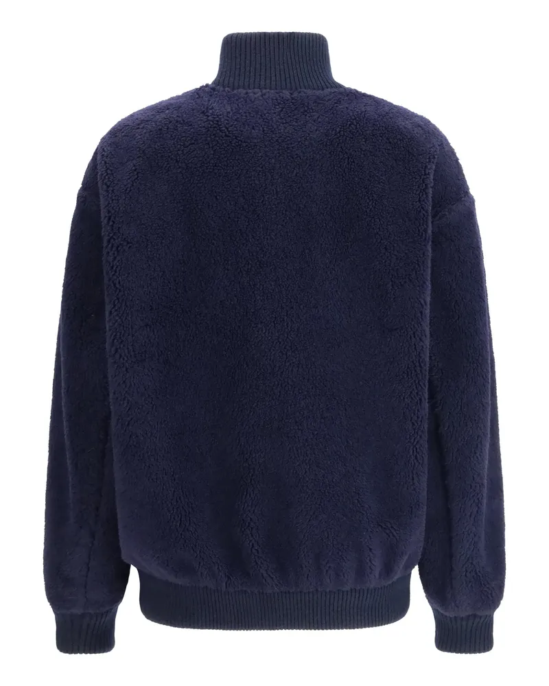 Prada Women's Fleece Jacket Navy Polyamide Navy