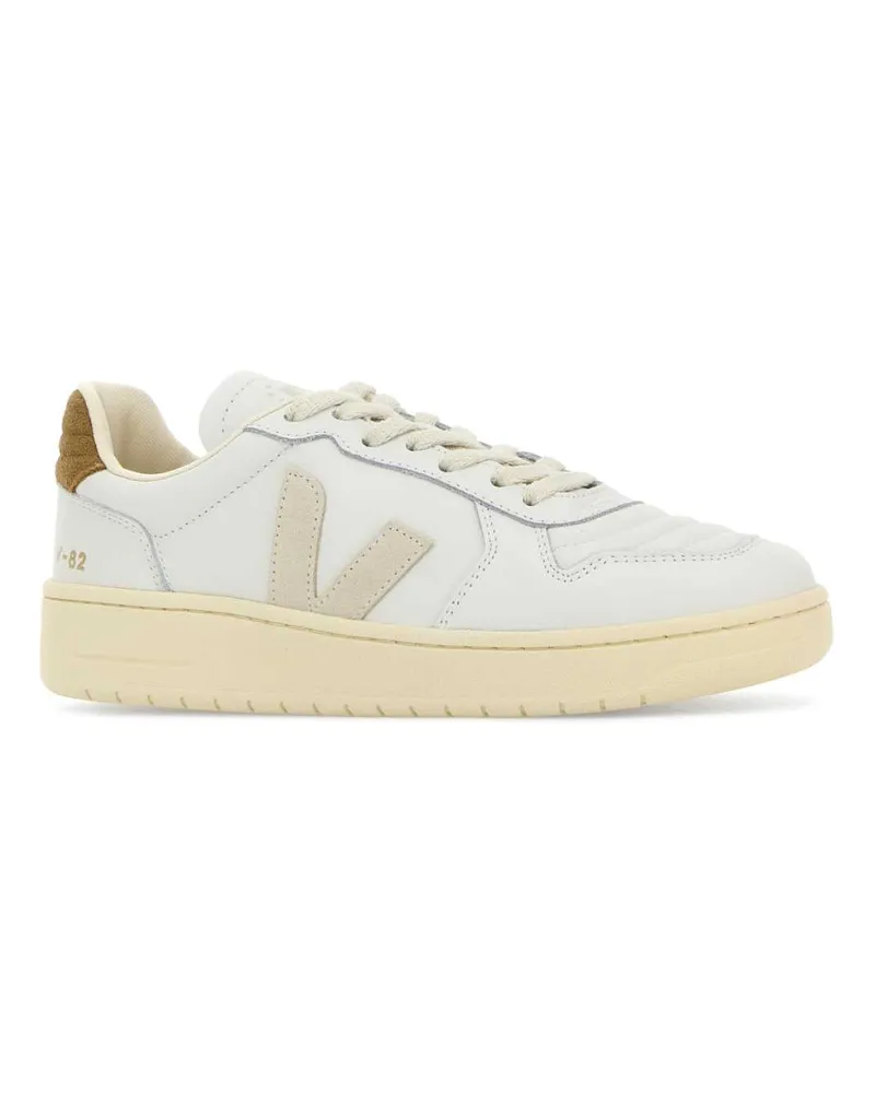 VEJA Women's White Leather V-82 Sneakers Whitepierretent White