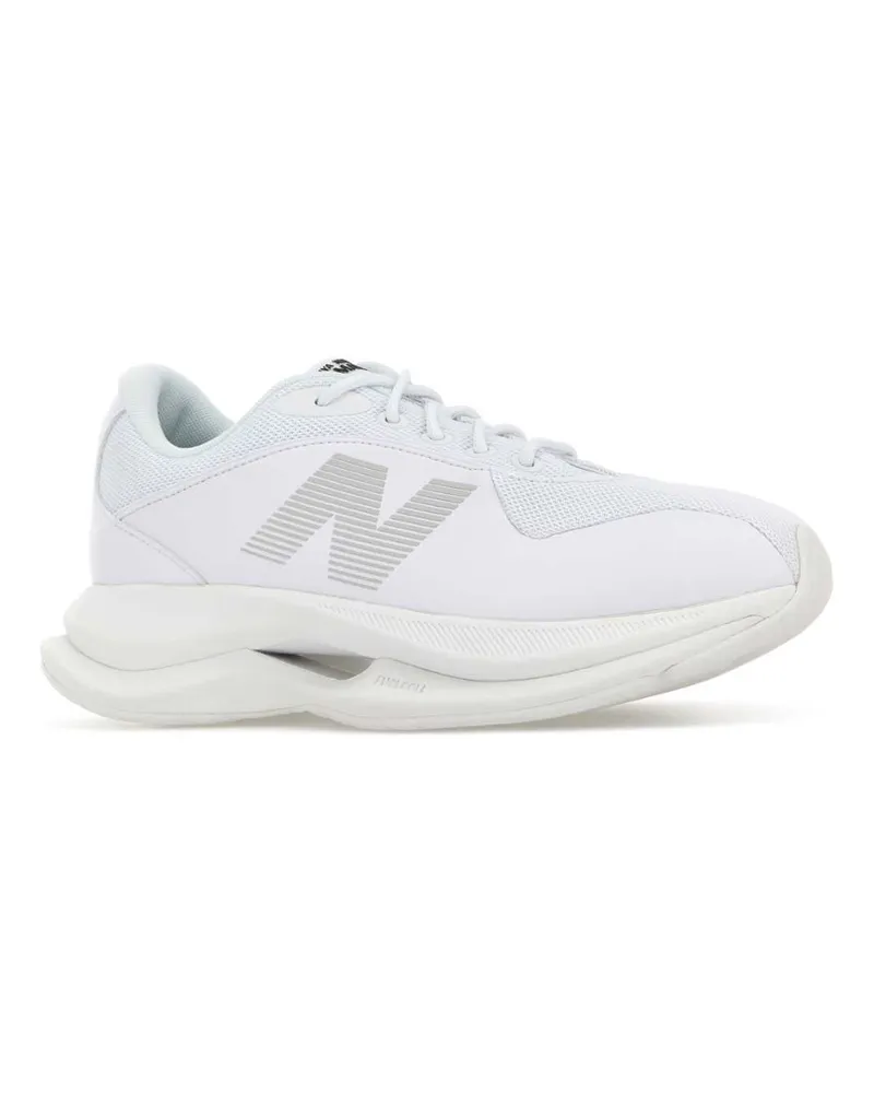 Junya Watanabe Men's White Synthetic Leather And Fabric  Man X New Balance Sneakers White