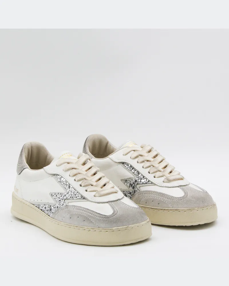 MOACONCEPT Women's Sneakers White-Silver _cover Le Sole El White