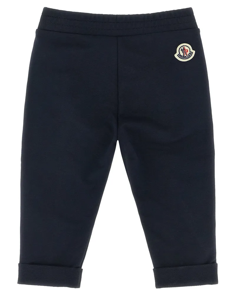 Moncler Tricolor Ribbon Joggers — Navy Navy
