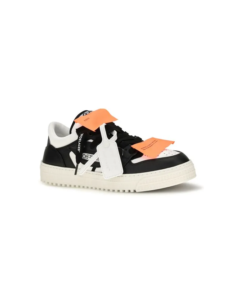 OFF-WHITE Men's Multicolor Calf Leather Bos Taurus Low Top Sneakers Multicolor