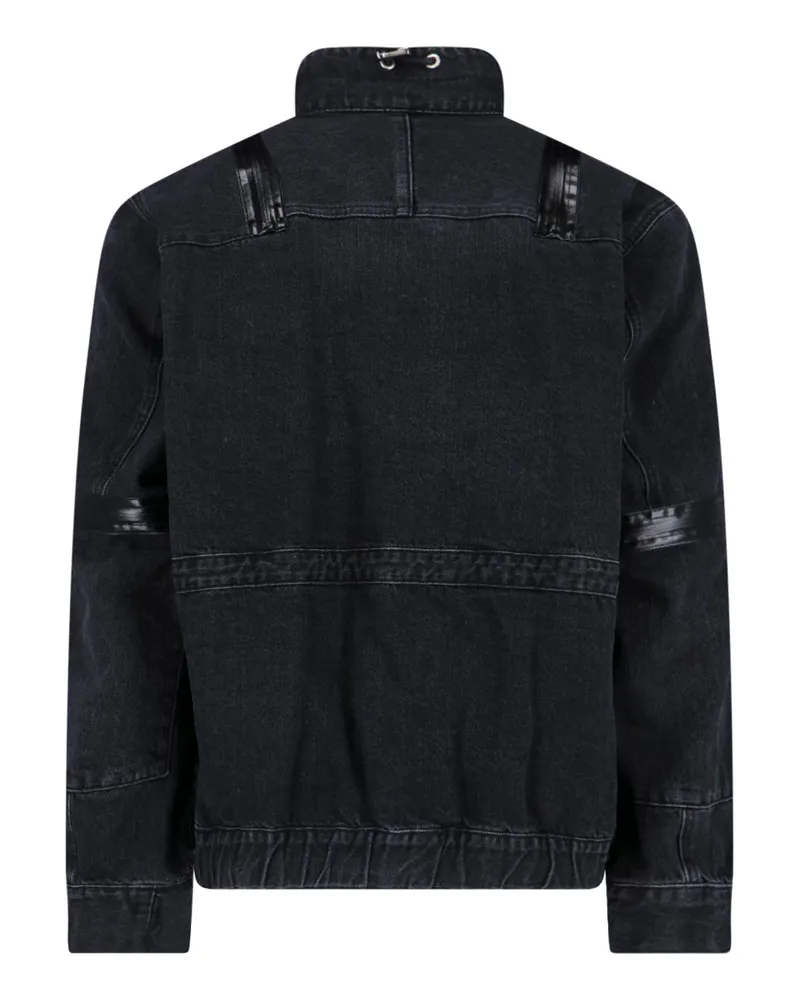 Sacai Men's Jackets Black Cotton Black