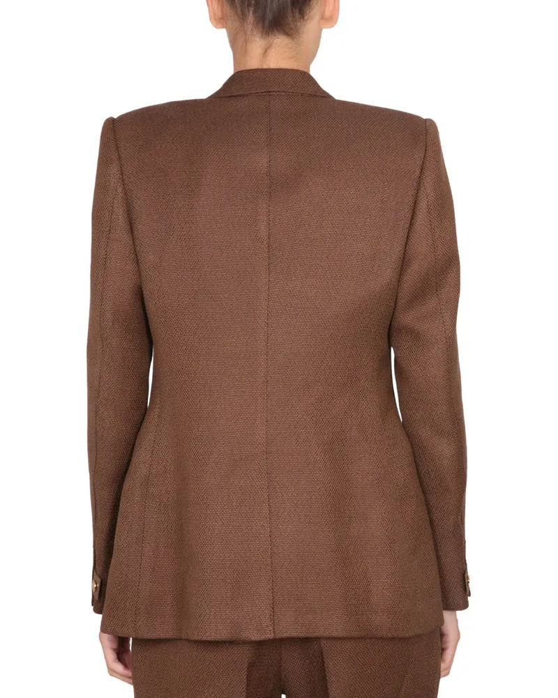 Tom Ford Padlocked Blazer — Brown Brown
