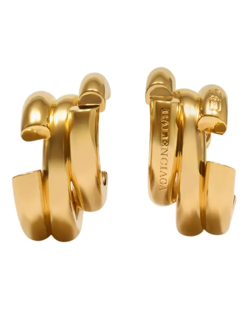 Balenciaga Women's Saint Germain Earrings Metal Gold Jewelry-Watches Gold