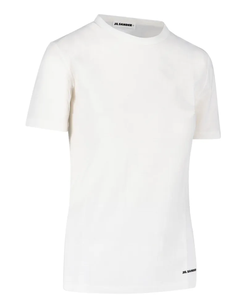 Jil Sander Women's T-Shirts And Polos White Cotton White