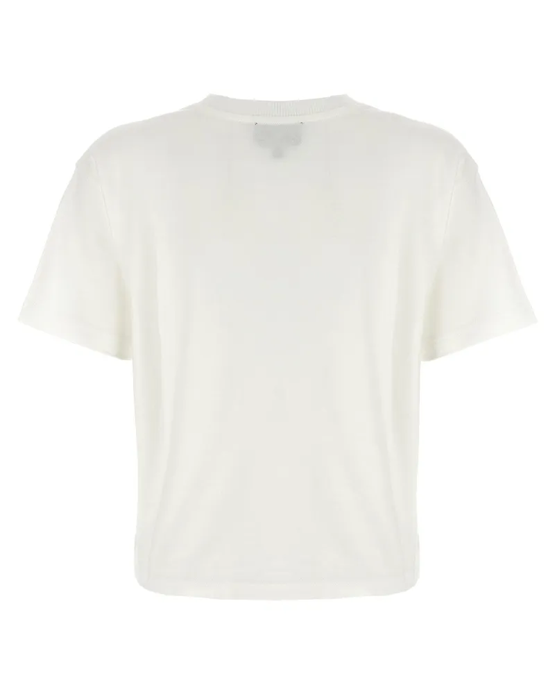 A.P.C. Logo-Embroidered Cotton T-Shirt — White White