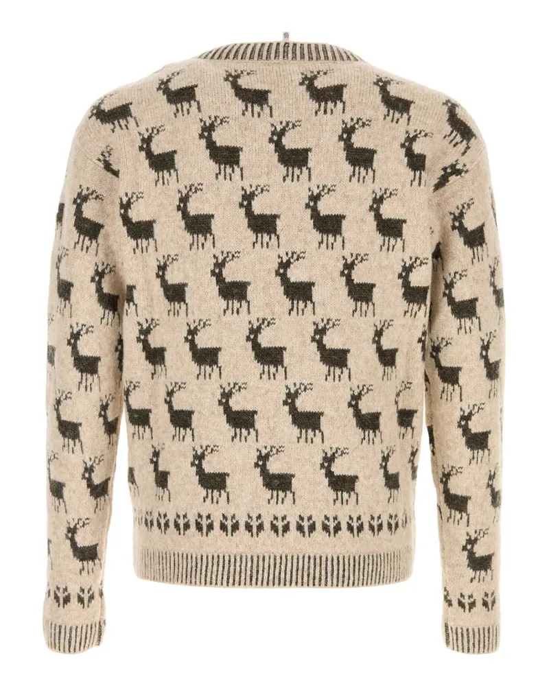 Moncler Neck Sweater — Beige Beige