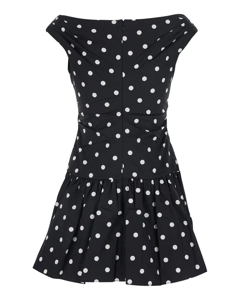 Self-Portrait Women's Dress Rs26209 Black Cotton Black