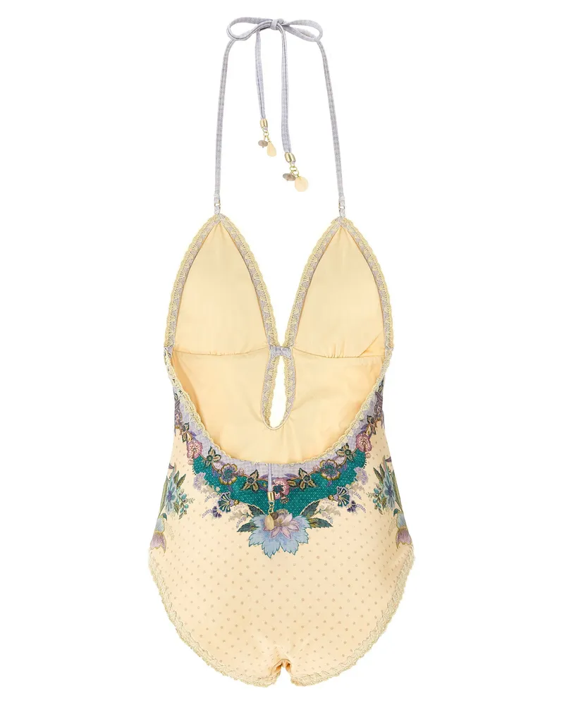 Zimmermann Indra Swimsuit — Cream Cream