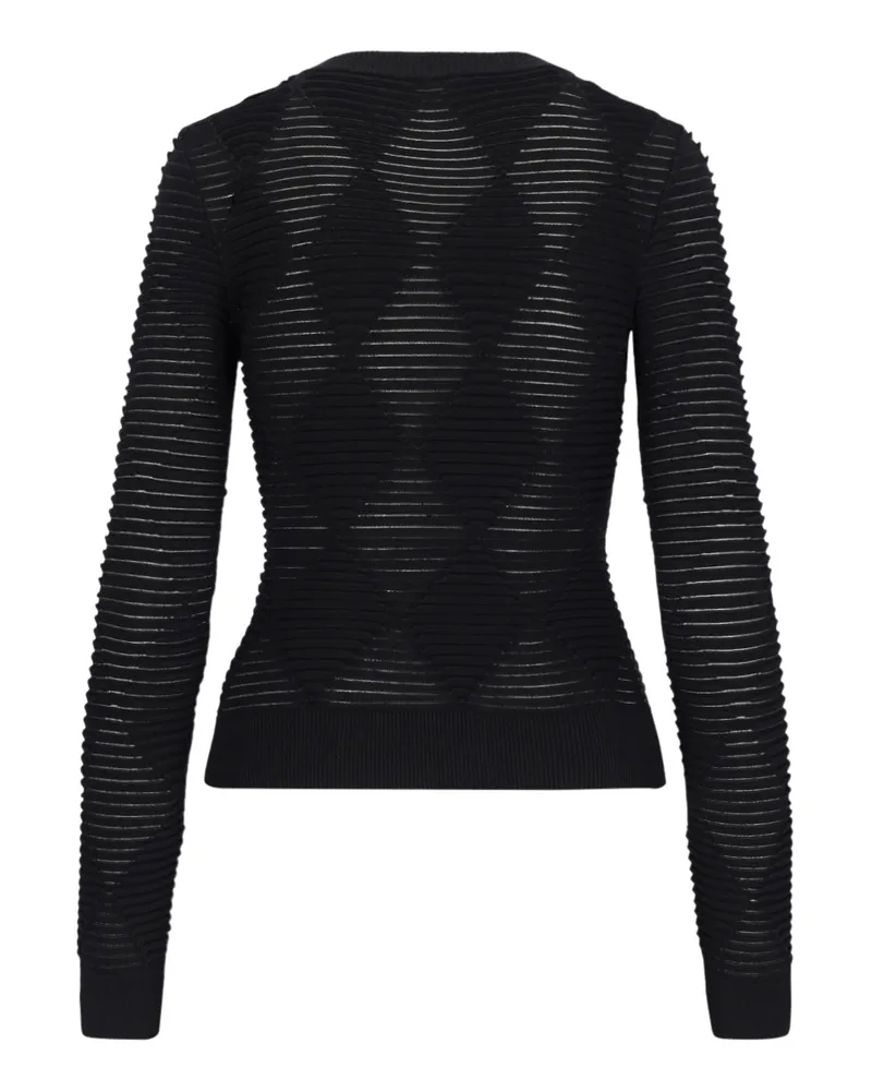 Balmain Women's Sweaters Black Viscose Black