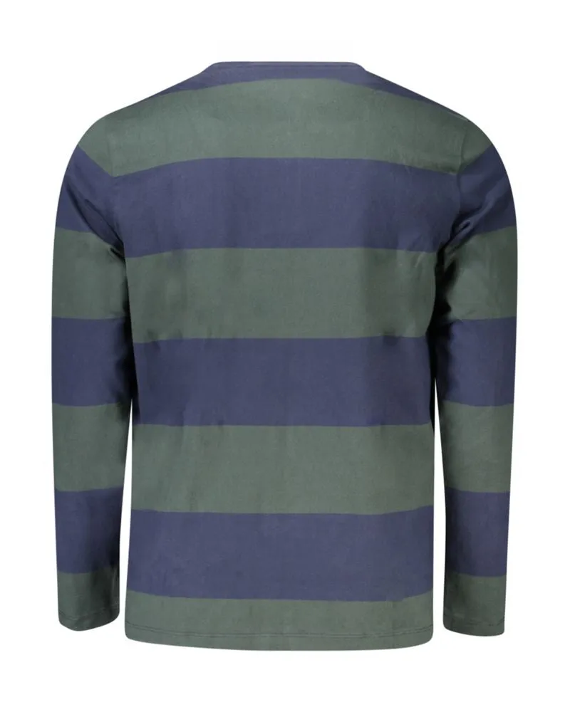 Timberland Striped Cotton Polo — Green Green