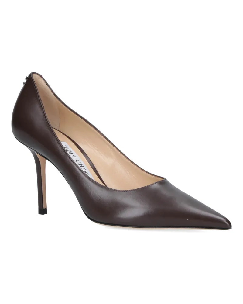 Jimmy Choo Women's With Heel Brown Outer: Calf Leather Brown
