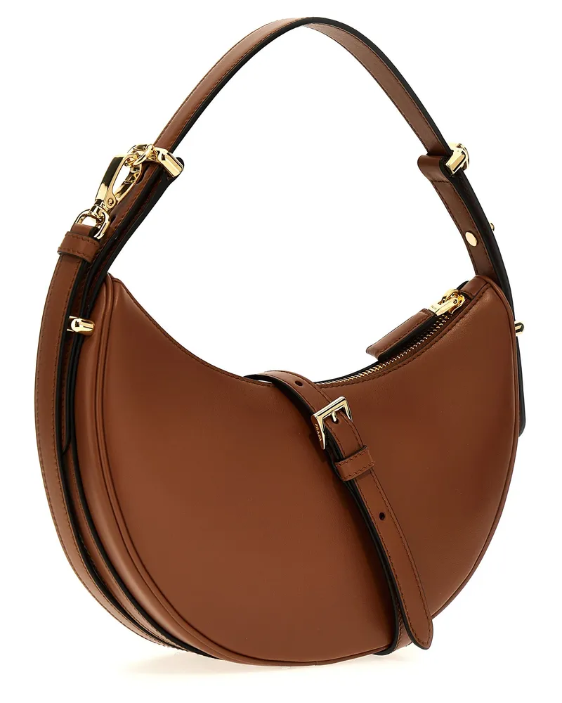 Prada Women's Brown Calfskin Shoulder Bag Brown