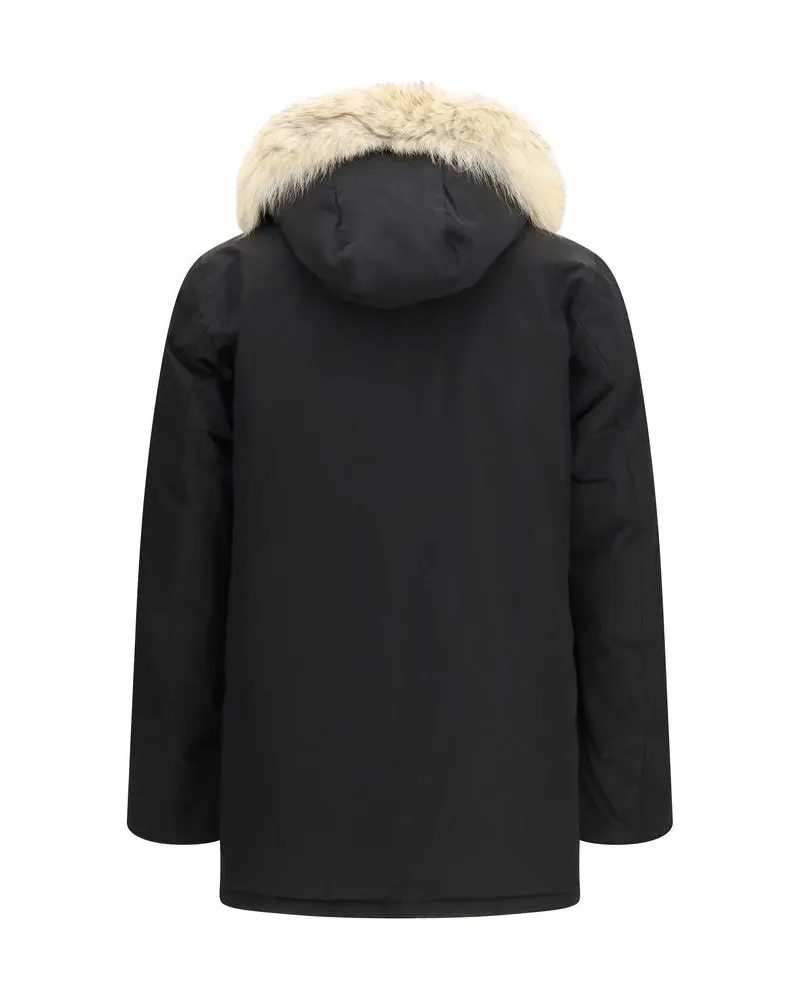 Woolrich Arctic Ramar Coat — Black Black