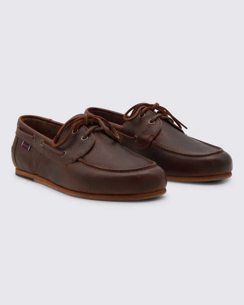 Sebago Men's Flat Shoes Brown _le Brown