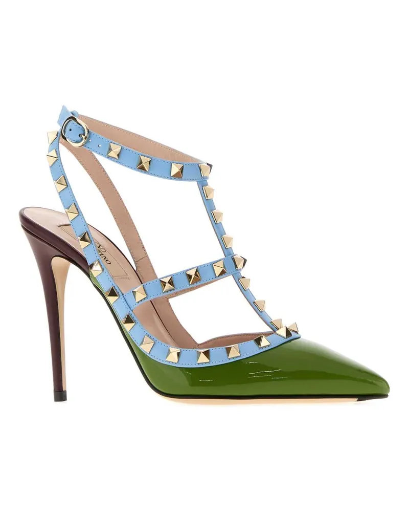 Valentino Garavani Rockstud Pumps — Green Green