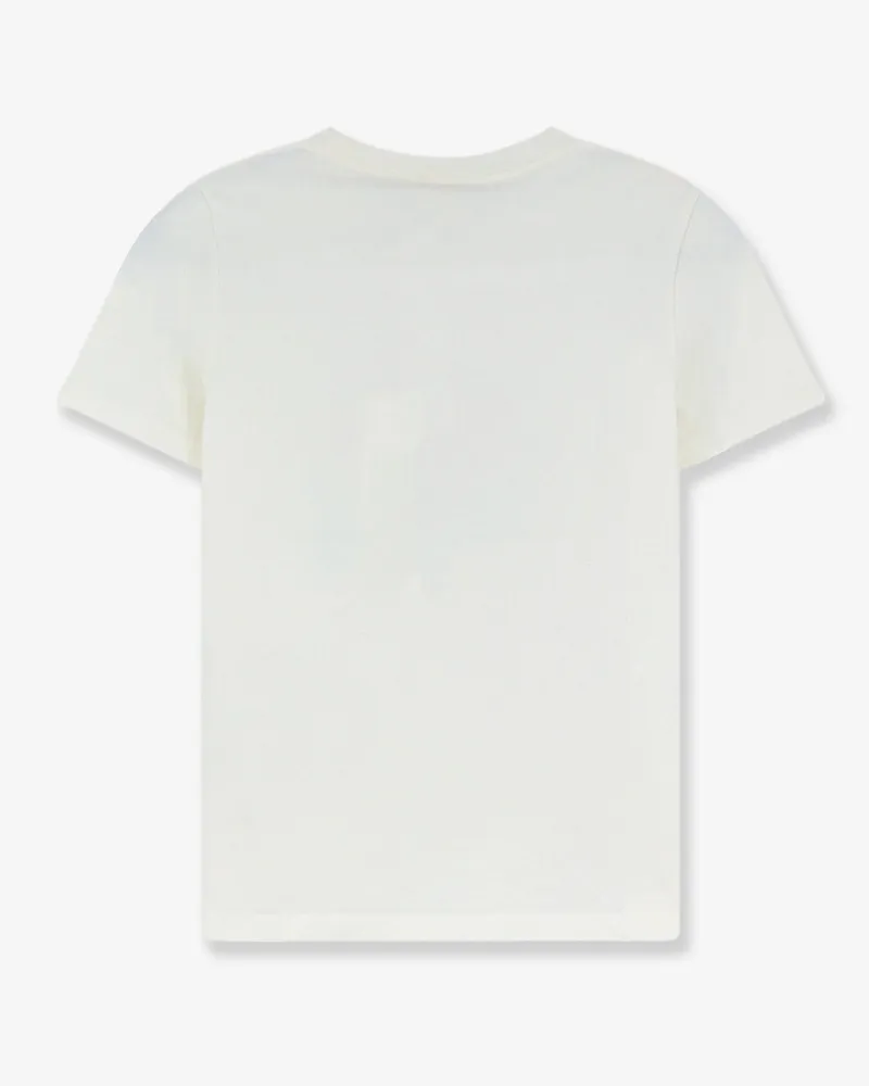 Chloé Women's T-Shirt Crew Neck White Cotton T-Shirts & Jerseys White