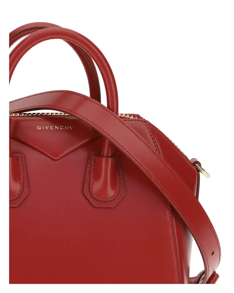 Givenchy Antigona Mini Top Handle Bag — Red Red