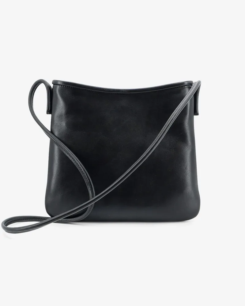 Manu Atelier Women's Crossbody Bag Fidèle Black Leather Shoulder Black