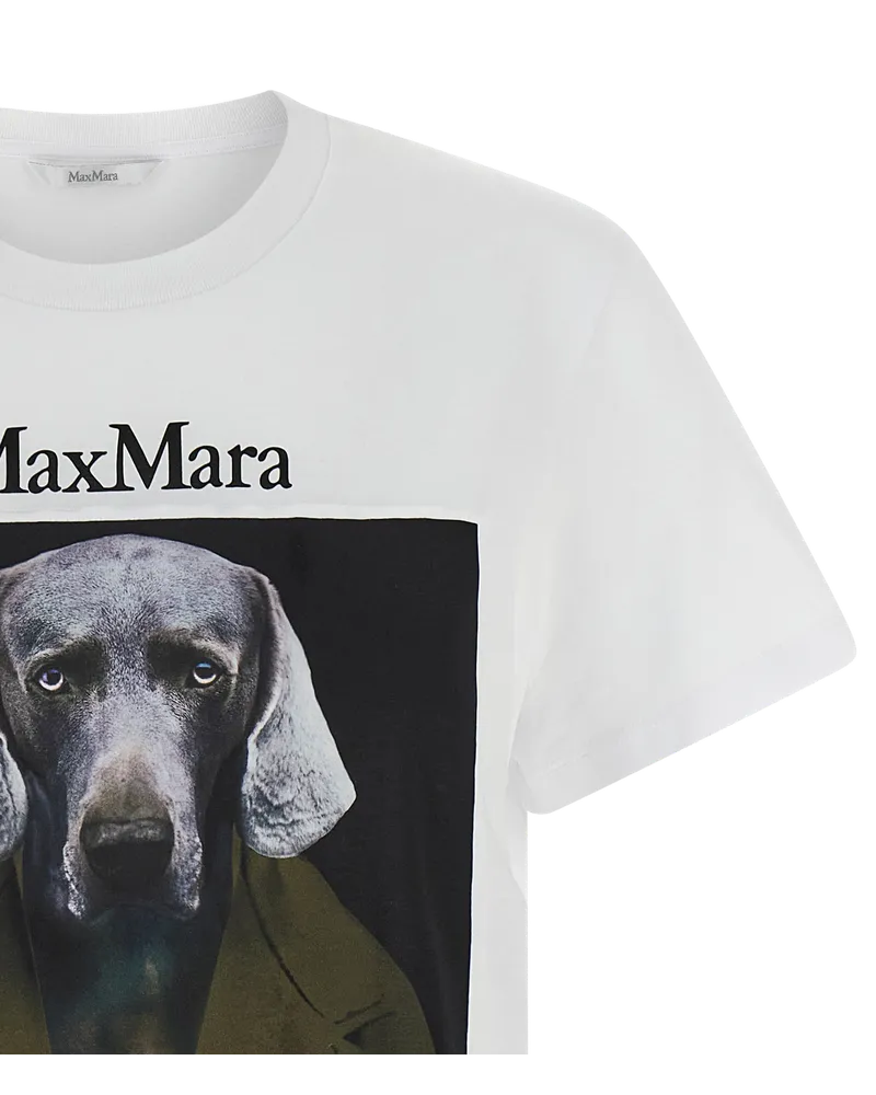 Max Mara Women's White Cotton T-Shirt White