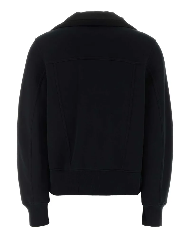 Sacai Sponge Sweat Jacket — Black Black