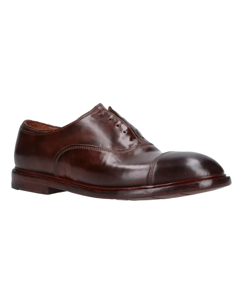 Premiata Men's Flat Shoes Brown Leather Brown