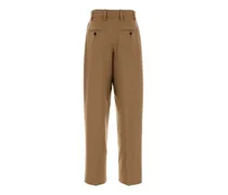 Women's Camel Wool Trousers