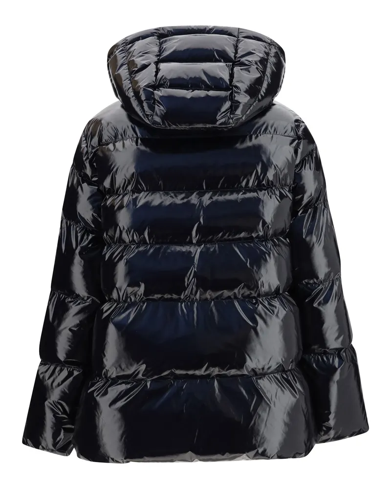 Pinko Women's Hooded Eleodoro Down Jacket Nero Limousine Coat Black
