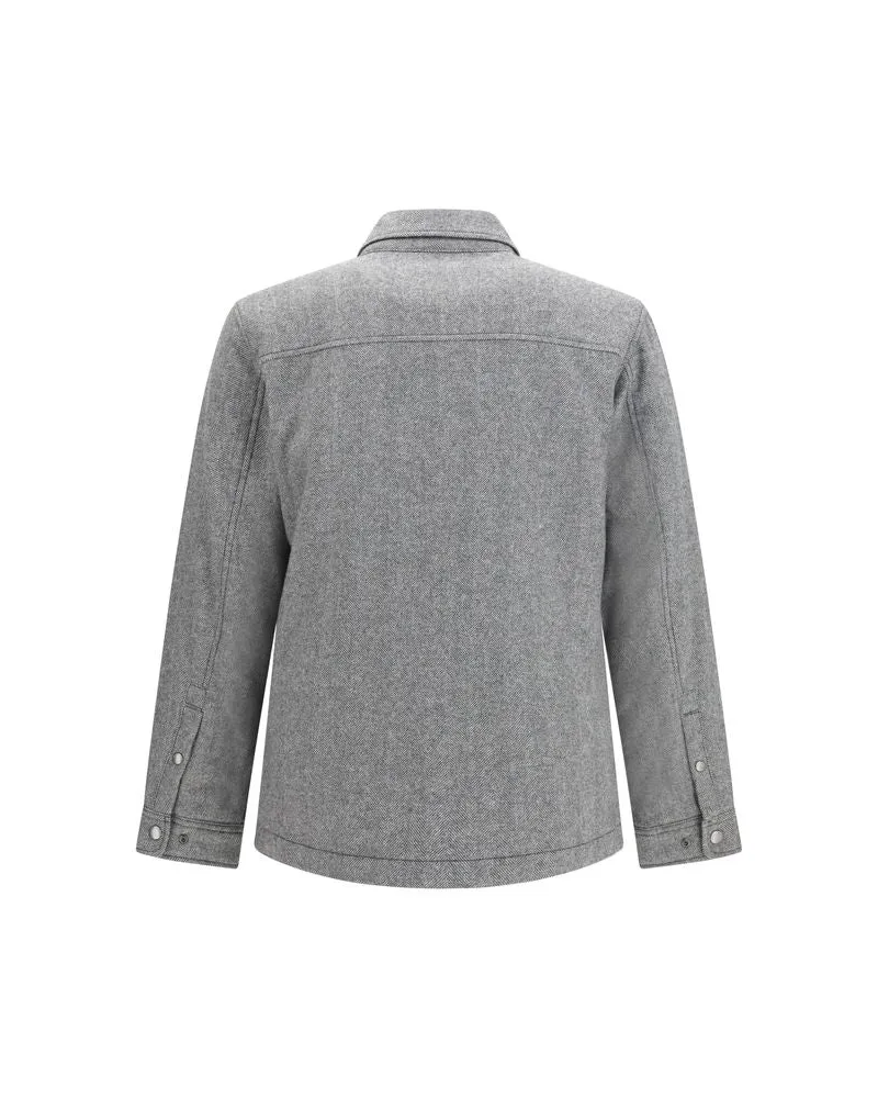 Woolrich Alaskan Check Jacket — Gray Gray