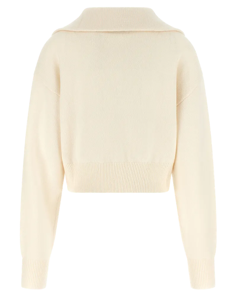 COPERNI Cropped Cashmere-Blend Cardigan — White White