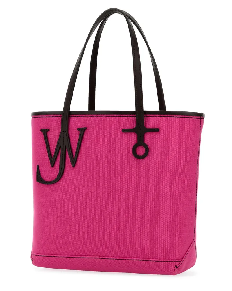 J.W.Anderson Women's Fuchsia Canvas Small Anchor Bucket Bag Pinkbrown Borse A Mano Pink