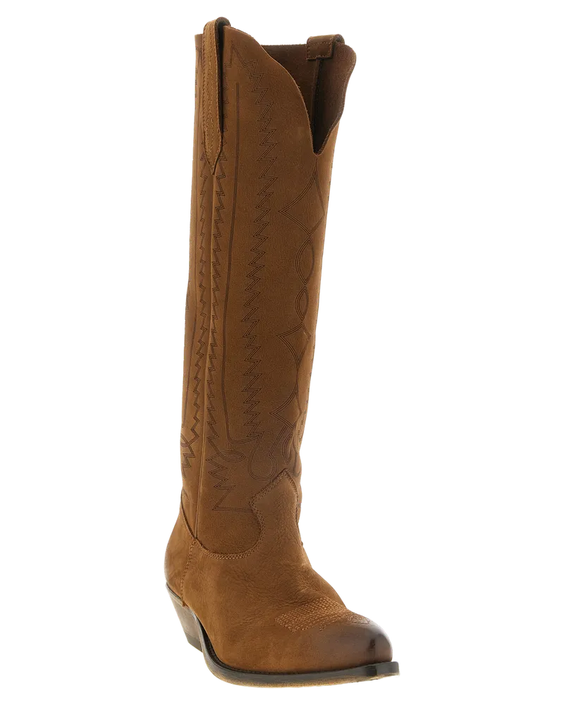 Golden Goose Wish Star Boot — Brown Brown