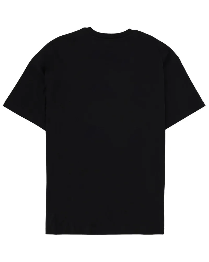 Givenchy Logo-Embroidered Cotton T-Shirt — Black Black