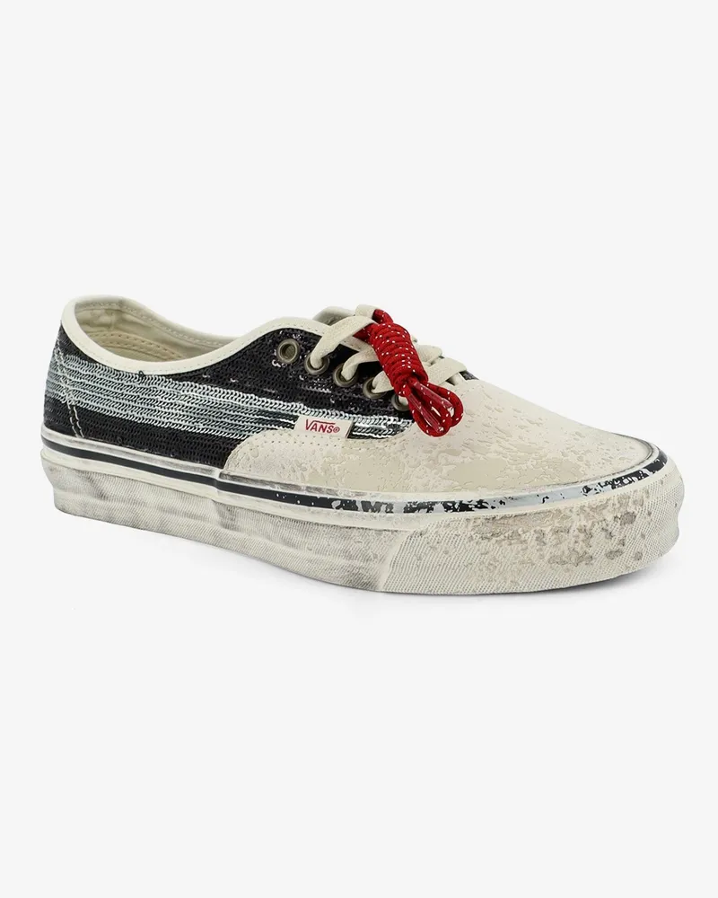 Vans Women's Sneakers Lx Authentic 44 Suede White Suede-Rubber Trainers Suede/rubber White