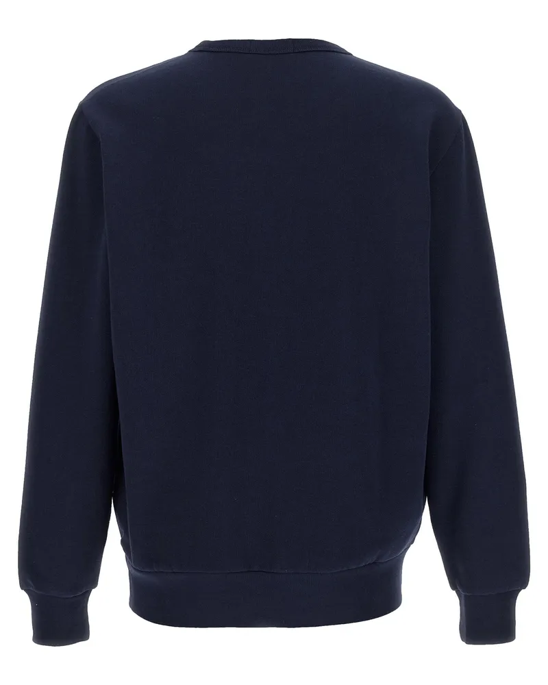 Ralph Lauren Logo-Embroidered Sweatshirt — Navy Navy