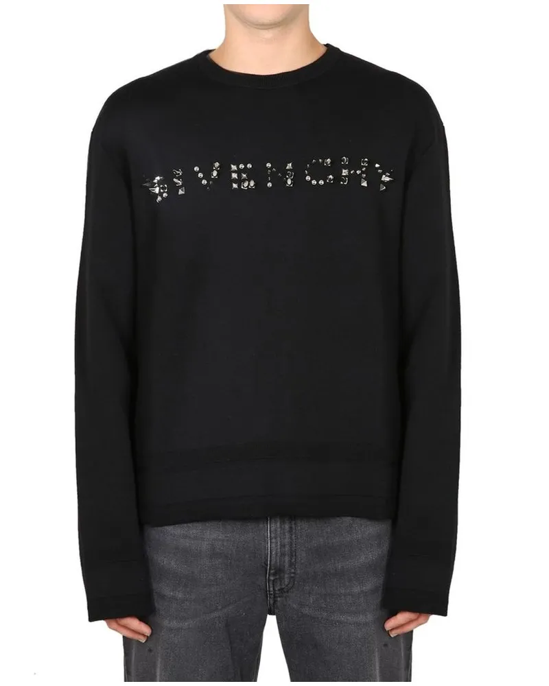 Givenchy Men Black Cotton Sweatshirt Clothing Black