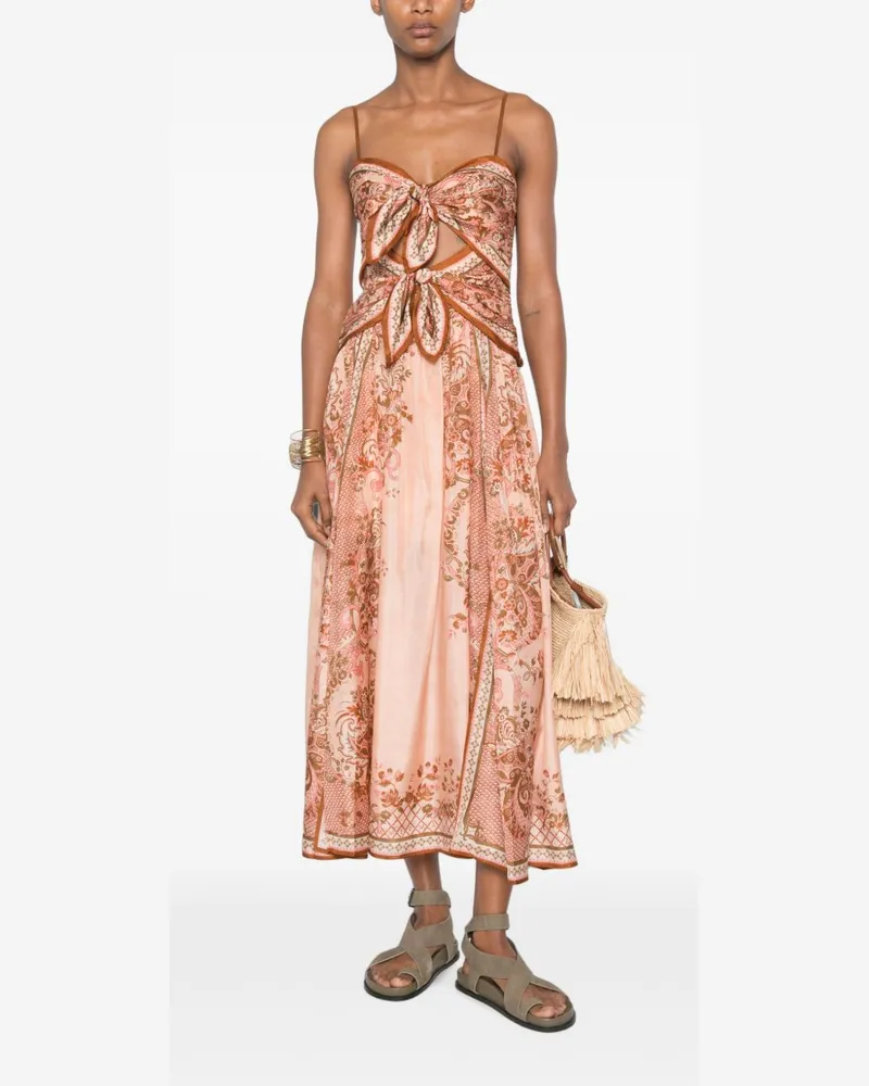 Zimmermann Aster Dress — Pink Pink
