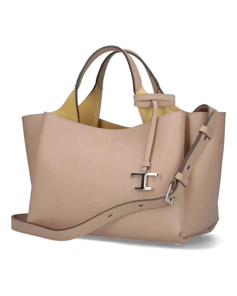 TOD'S Women's Bags Beige Calf Leather Beige