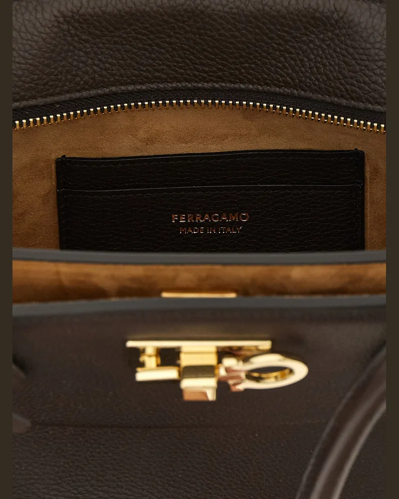 Ferragamo Studio Shoulder Bag — Black Black