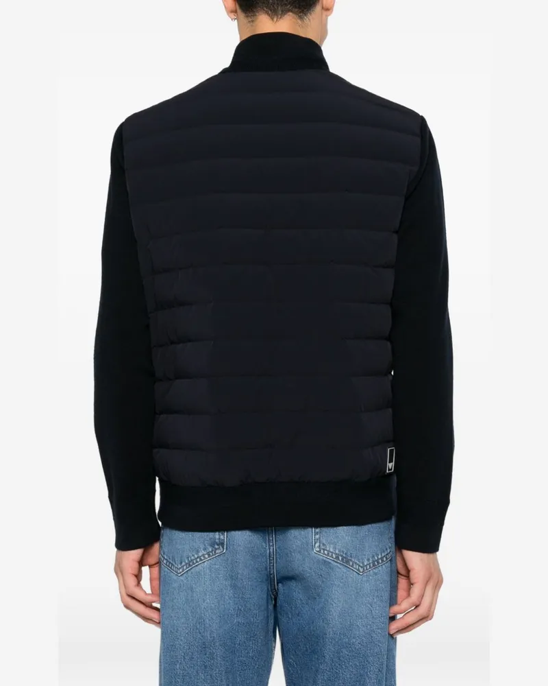 Emporio Armani Quilted Nylon Down Jacket — Navy Navy