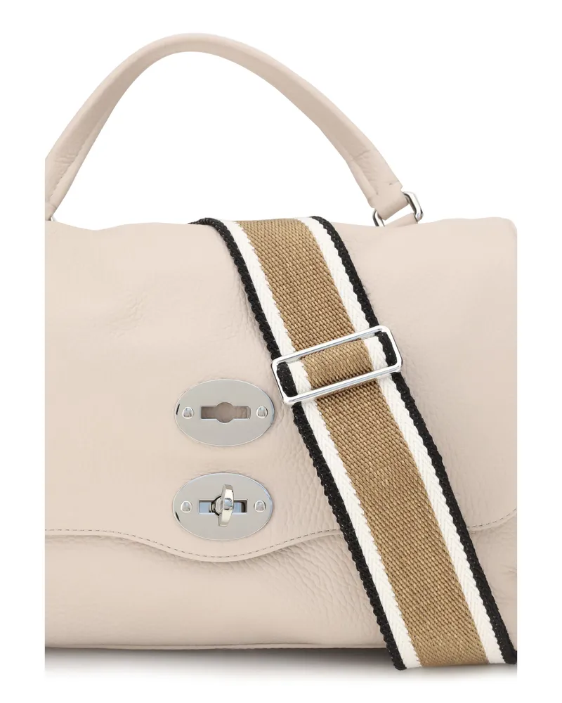 Zanellato Women's Handbag Postina Daily White Carnaroli Calf Leather (bos Taurus) Handbags Hand Bags White